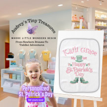 Persoonlijke slab voor baby's St. Patrick's Day