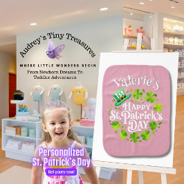 Persoonlijke slab voor baby's St. Patrick's Day Monddoekje