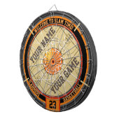 Persoonlijke Slam Time Basketball Dartbord (Voorkant Rechts)