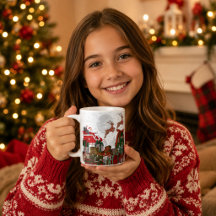 Persoonlijke slee van Kerstman en rendieren Kerstm
