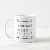 Persoonlijke sleepbok - Buffoon - Funny Mug Koffiemok (Links)