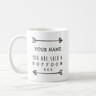 Persoonlijke sleepbok - Buffoon - Funny Mug Koffiemok