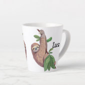 Persoonlijke sleuf latte mok (Rechterhoek)