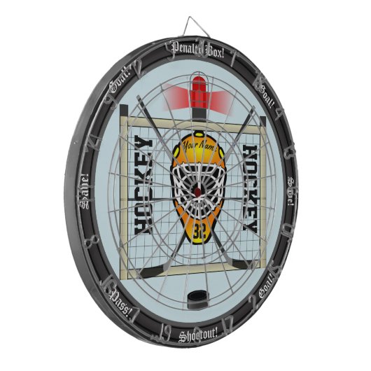 Persoonlijke sleutel dartbord (Voorkant Links)