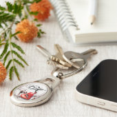 Persoonlijke sleutel voor de troep van het Sleutel Sleutelhanger (Zijkant)