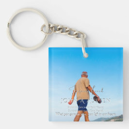 Persoonlijke sleutelhanger als aandenken