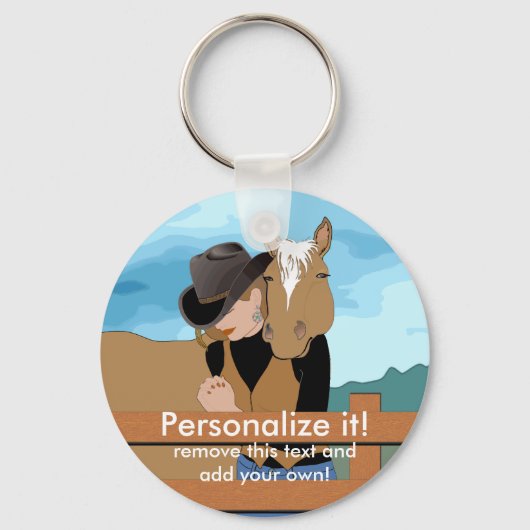 PERSOONLIJKE SLEUTELHANGER Cowgirl Prayer (Voorkant)