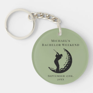 Persoonlijke Sleutelhanger Heren Golf Weekend