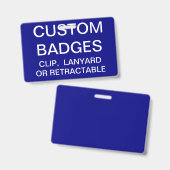 Persoonlijke sleutelhanger met badge sjabloon (Voor- en achterkant)