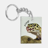 Persoonlijke Sleutelhanger van Leopard Gecko (Voorkant Links)