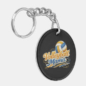 Persoonlijke sleutelhanger voor Volleyball Mama (Voorkant Links)