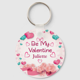 Persoonlijke Sleutelhanger 'Wees Mijn Valentijn'