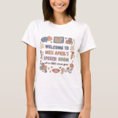 Persoonlijke SLP Speech Room Leraar T-shirt (Voorkant)