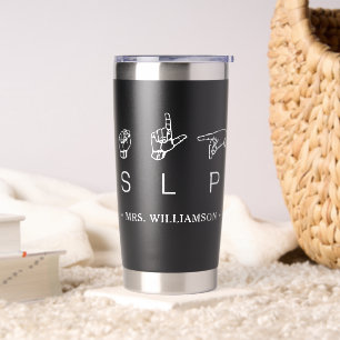 Persoonlijke SLP-sprekerspektoloog appreciatie Geïsoleerde Drinkbeker