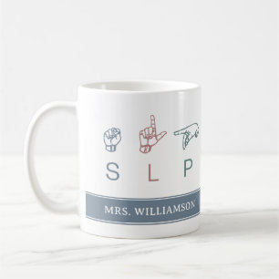 Persoonlijke SLP-sprekerspektoloog appreciatie Koffiemok