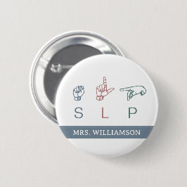 Persoonlijke SLP-sprekerspektoloog appreciatie Ronde Button 5,7 Cm
