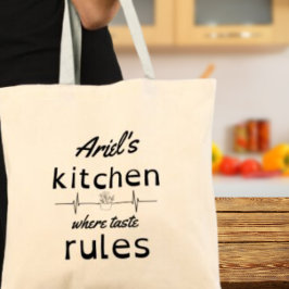 Persoonlijke Smaak Regels Chef Kook Eten Liefhebbe Tote Bag