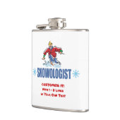 Persoonlijke sneeuwskising heupfles (Links)