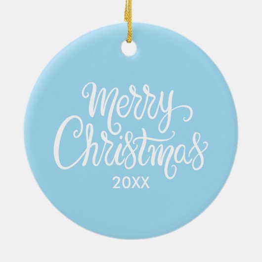 Persoonlijke Sneeuwvlokken van IJsberen Kerstmis Keramisch Ornament (Achterkant)