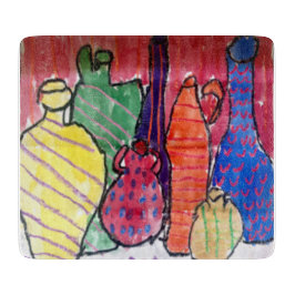 Persoonlijke snijborden toevoegen illustraties of  snijplank