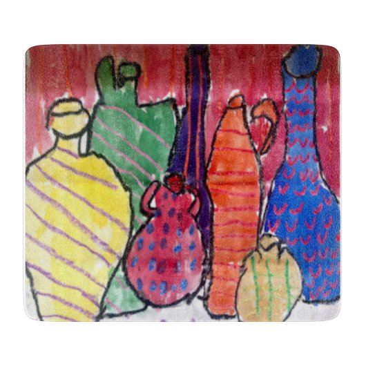 Persoonlijke snijborden toevoegen illustraties of  snijplank (Voorkant)