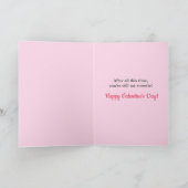 Persoonlijke snoephartjes Valentijnsdag kaart (Binnen)