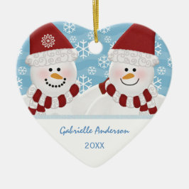 Persoonlijke Snowman Ornament