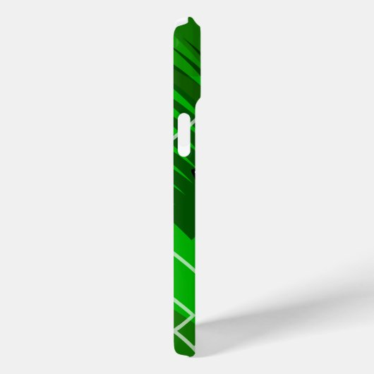 Persoonlijke Soccer Jersey Blue met White Case-Mate iPhone Case (Achterkant / Rechts)