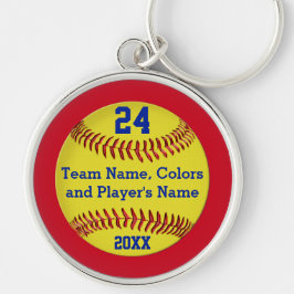 Persoonlijke Softball Senior Gifts en Team Sleutelhanger