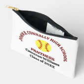 Persoonlijke Softbalspeler Maroon Middelbare Schoo Etui (Open)