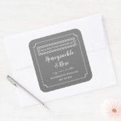 Persoonlijke Soja Kaars Grijs Label (Envelop)