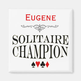 Persoonlijke Solitaire Champion Magneet