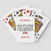 Persoonlijke Solitaire Champion Speelkaarten (Achterkant)