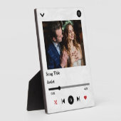 Persoonlijke songtekst foto voor het paar fotoplaat (Zijkant)