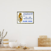 Persoonlijke Spaanse Art Wall Poster (Keuken)