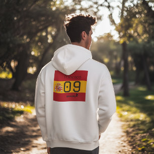 Persoonlijke Spaanse nationale voetbal grafische a Hoodie