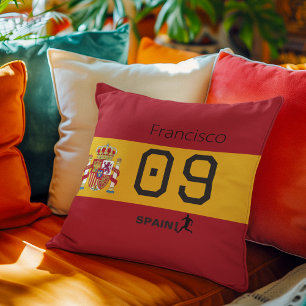 Persoonlijke Spaanse nationale voetbal Grafische a Kussen