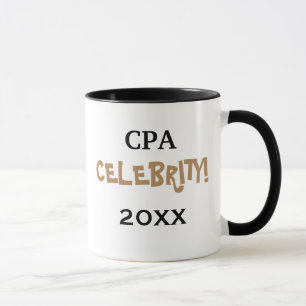 Persoonlijke speciale CPA-accountantsviering Mok