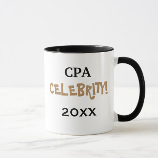 Persoonlijke speciale CPA-accountantsviering Mok