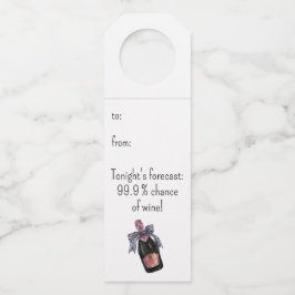 Persoonlijke speciale evenement fles hanger labels