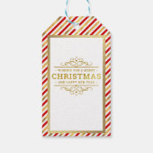 Persoonlijke Speciale Levering Noordpool Kerstman Cadeaulabel (Achterkant)