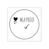 Persoonlijke speciale postzegel rubberstempel (Afrduk)