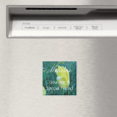 Persoonlijke Speciale Vriend Gele Tulp Magneet (Insitu (Vaatwasser))