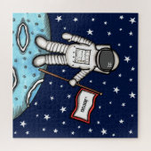 Persoonlijke spectaculaire astronaut Cosmonaut Jig Legpuzzel (Horizontaal)