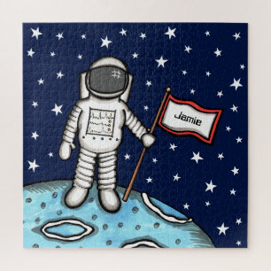 Persoonlijke spectaculaire astronaut Cosmonaut Jig Legpuzzel
