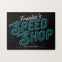 Persoonlijke Speed Shop Aangepaste Neon Hot Rod Ga