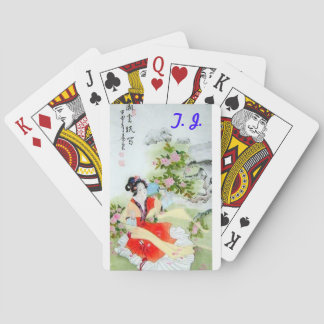 Persoonlijke speelkaarten met Chinese Motif