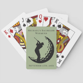 Persoonlijke Speelkaarten | Verloofd Golf Weekend