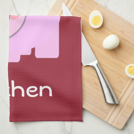 Persoonlijke speelruimte theedoek (Quarter Fold)