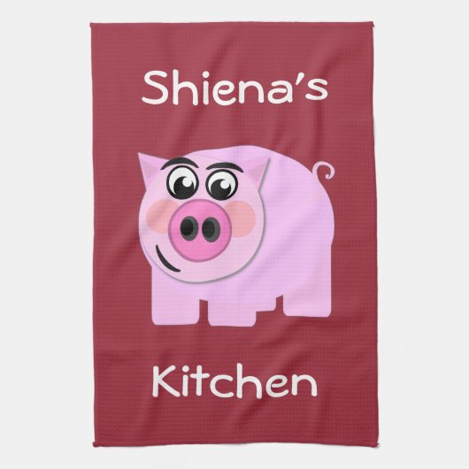 Persoonlijke speelruimte theedoek (Verticaal)